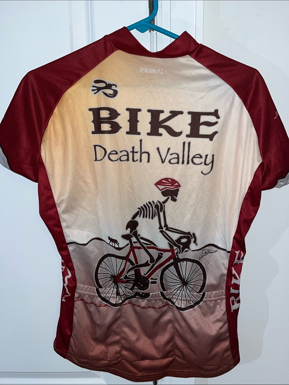 Primal Death Valley Ca Gear Skeleton Chain logo Cycling Bike racing touring L